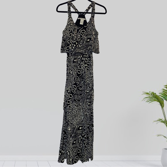 American Rag Long Maxi Dress Black And White Size‎ Small - Picture 1 of 6